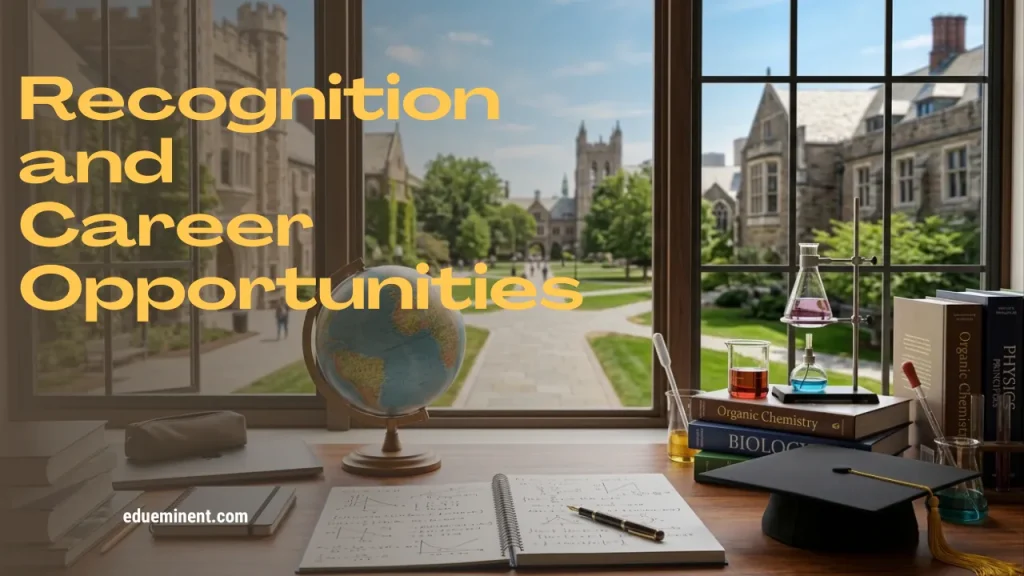 Recognition and Career Opportunities