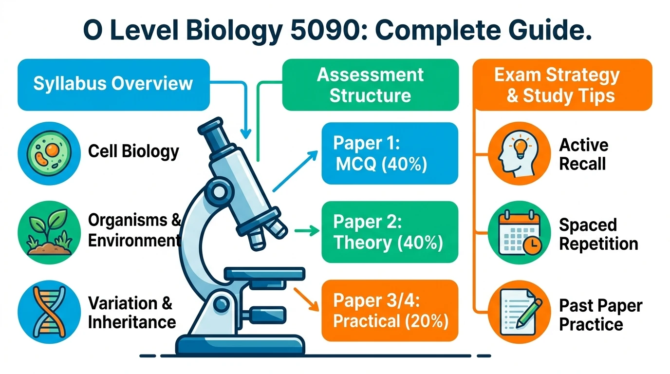 Read more about the article O Level Biology 5090: Complete Guide to Cambridge Biology | Exam Strategy & Study Tips