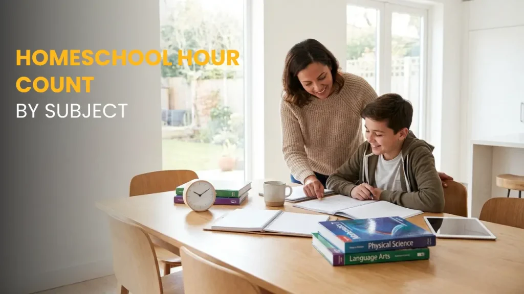 Homeschool Hour Count by Subject