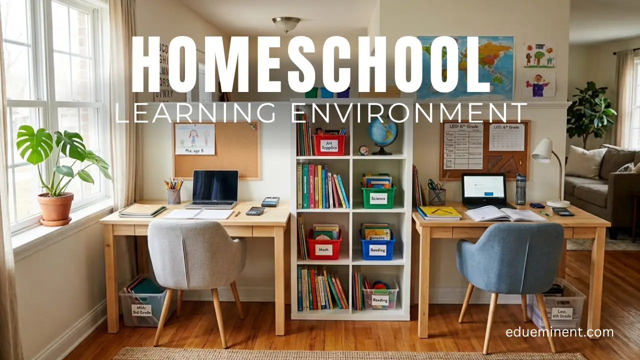 Read more about the article Homeschool Learning Environment for Grades 6–8 at Home