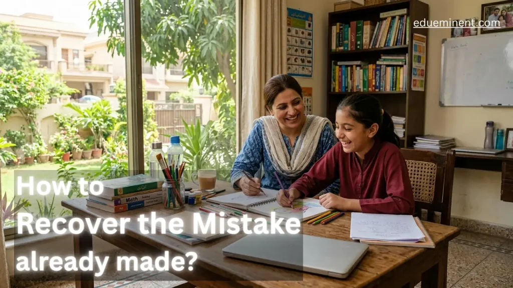 Recovering the Mistakes