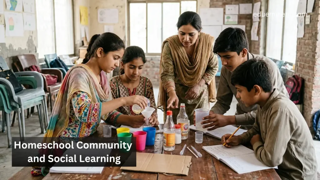 Homeschool community and social learning