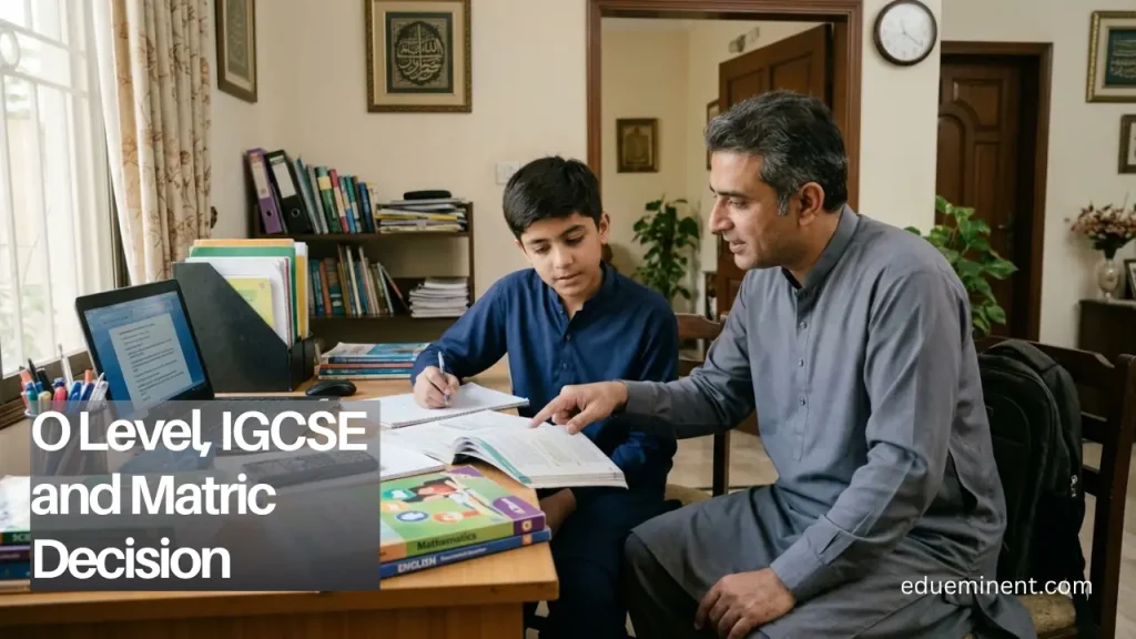 O Level, IGCSE and Matric Decision
