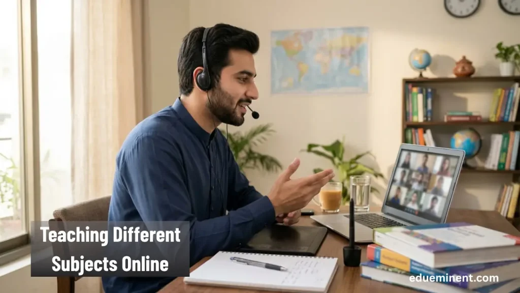 teaching different subjects online